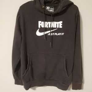 Fortnite Nike Parody hoodie.  Russell Athletic men's small